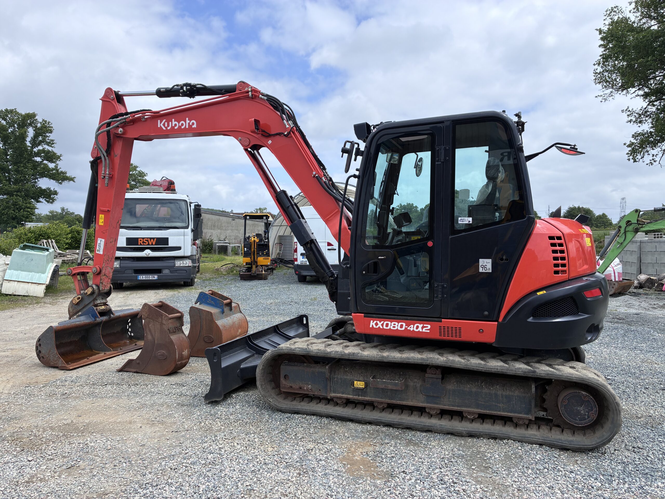 Midi pelle KUBOTA KX080-4-2-a (E145) – Image 3